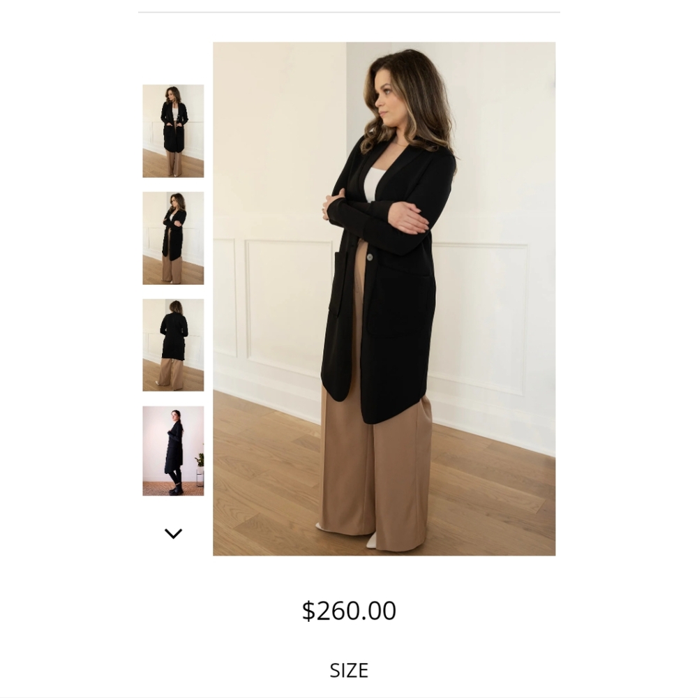 Rebecca King Long Blazer